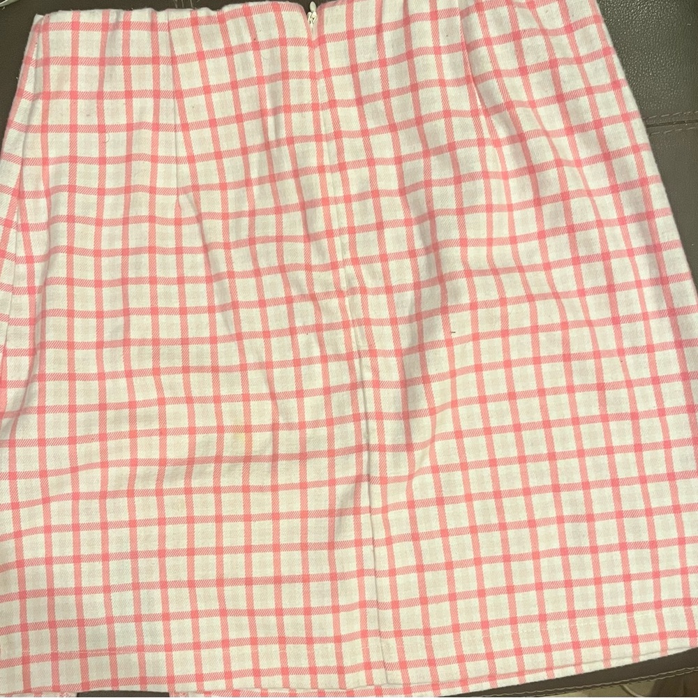 Wild Fable Pink Checkered Skirt